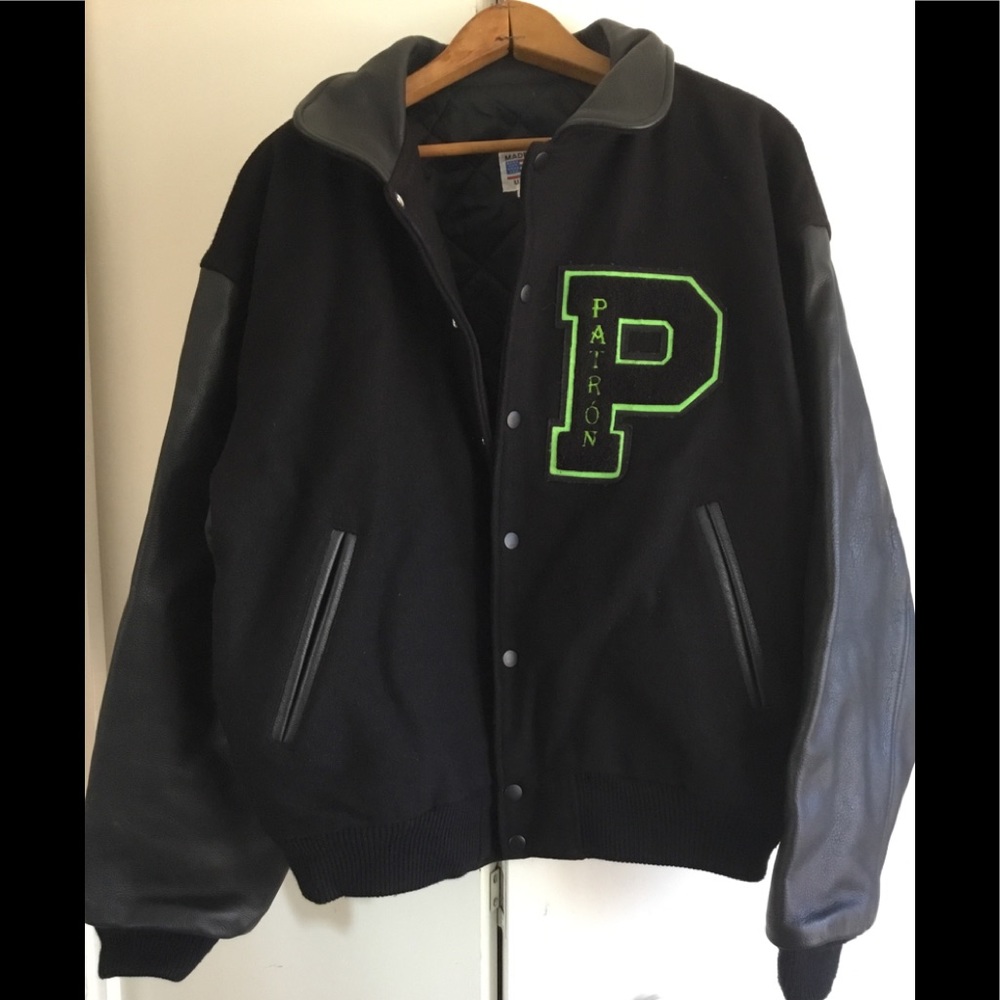 Vintage Patron Letterman Leather Jacket